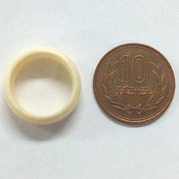 本象牙 指輪・無地　No.05　16.2mm（No.Z_RN009）