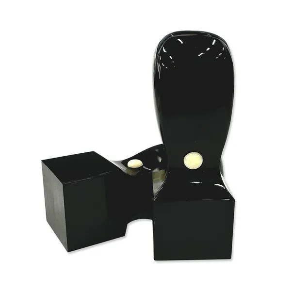 黒水牛印材 芯持 角印(角天) 上