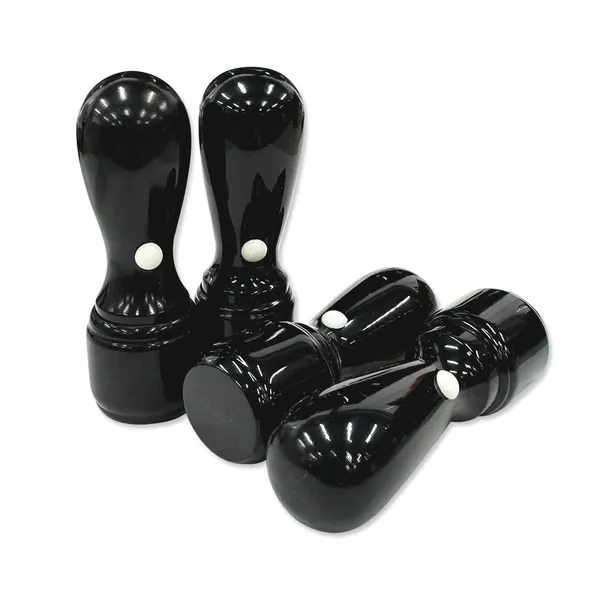 黒水牛印材 芯持 銀行印(天丸サヤ付) 上