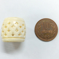 象牙 指輪・スカシ彫りNo.01　16.5mm（No.Z_RN001）
