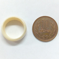本象牙 指輪・無地　No.04　17.0mm（No.Z_RN008）